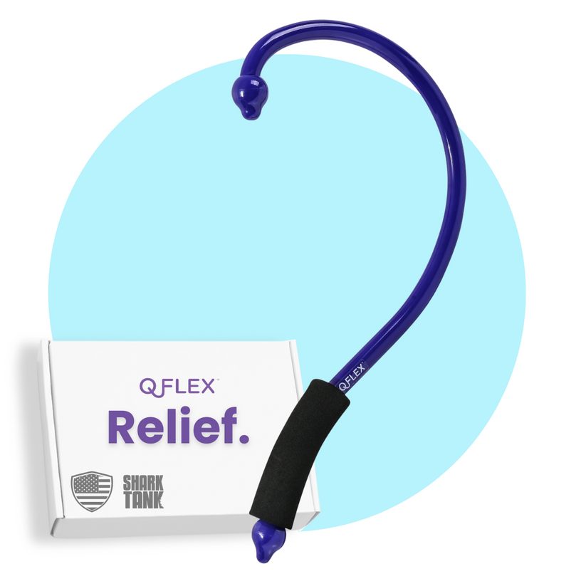 QFlex: Self-Massage Tool for Deep Muscle Pain Relief | Back & more